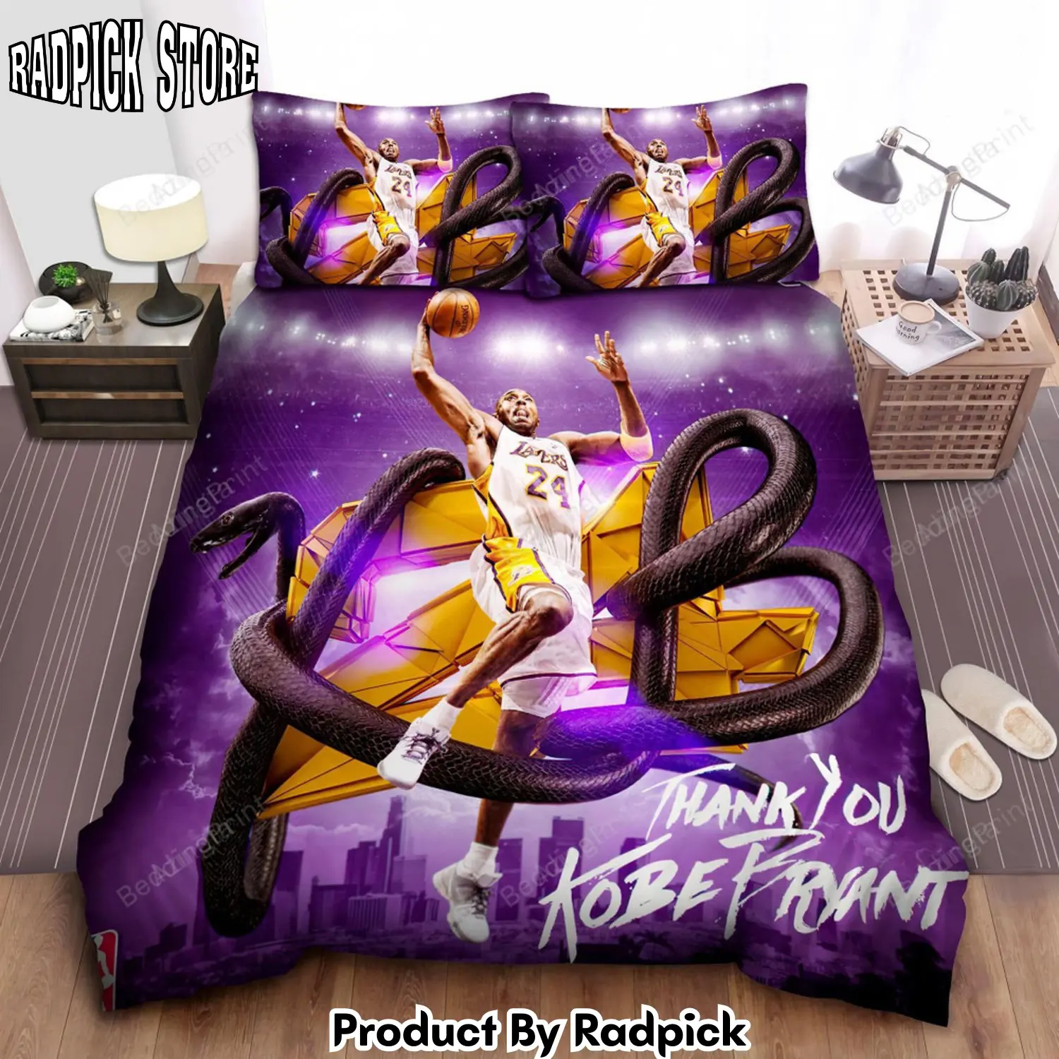 Radpick thank you kobe bryant bed sheets duvet cover bedding sets rp3271450
